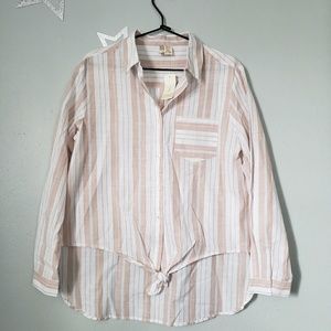 NWT Japna Buttom Down Shirt